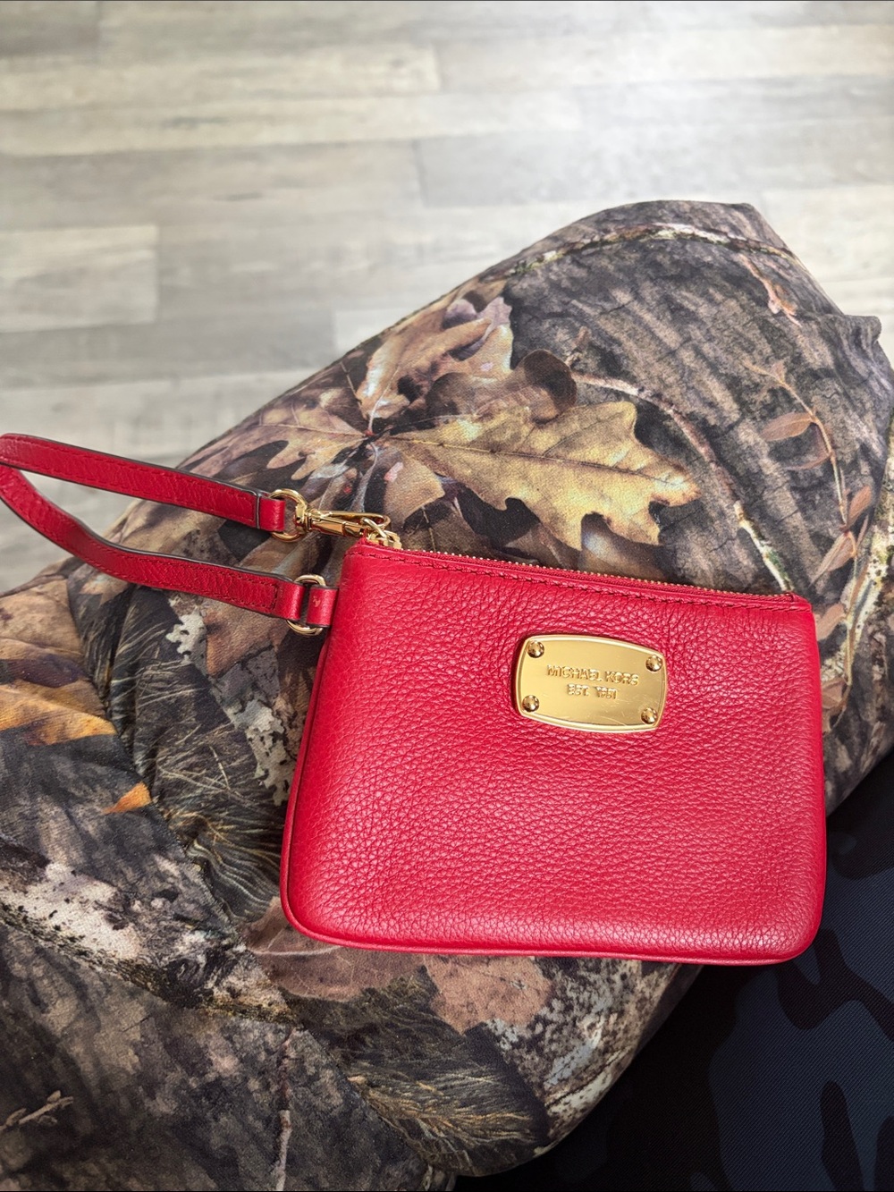 Michael Michael Kors Red Wristlet